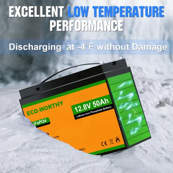 LiFePO4 12V 50Ah Lithium Iron Phosphate Battery - Image 2
