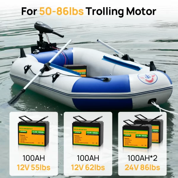 LiFePO4 12V 100Ah Lithium Iron Phosphate Battery - Image 9